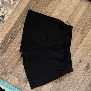 Hilary Radley Black Athletic Shorts